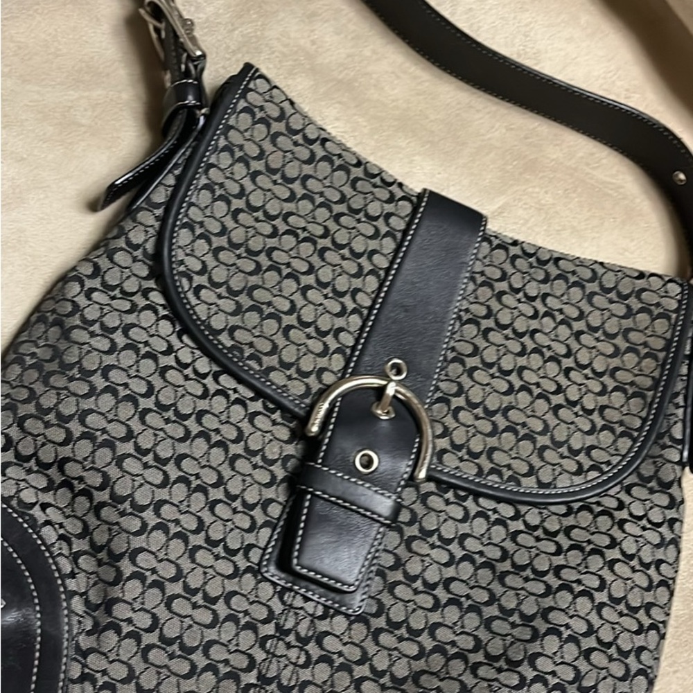 Coach mini signature canvas